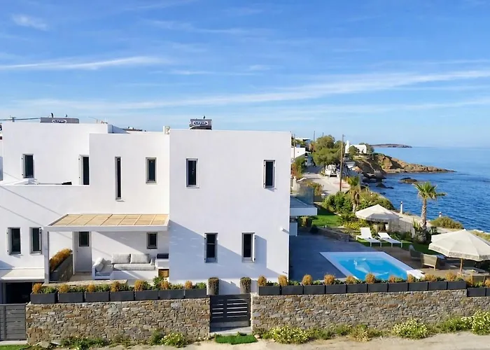 Black Pearl - Sea Front Villa Ampelas